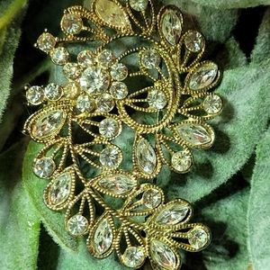 Vintage silver costume brooche
